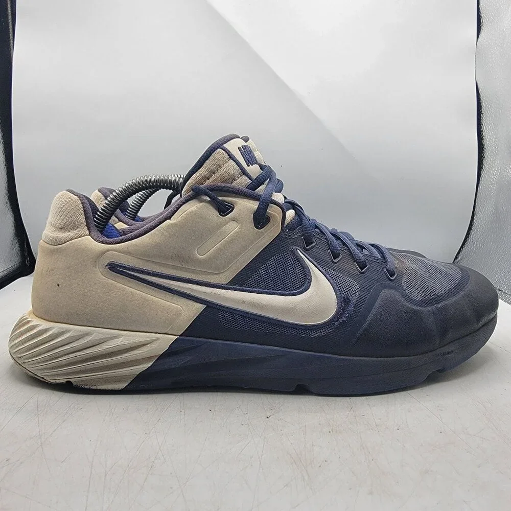 Nike Alpha Huarache Elite 2 Turf Mens 11 Baseball Cleats Blue CI2222-401 - Picture 15 of 15
